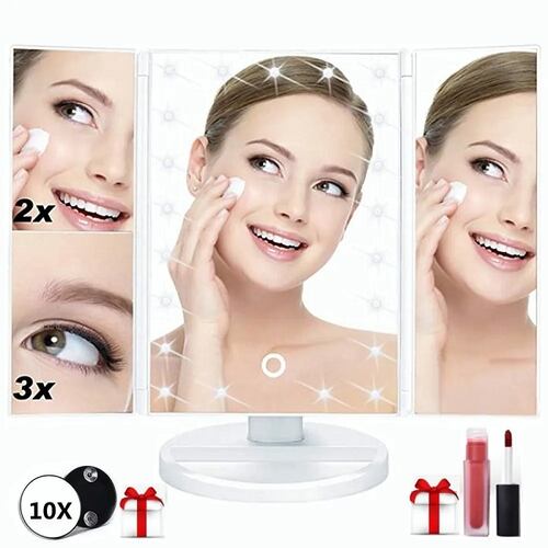 Espejos Para Maquillaje Luz Con Aumento