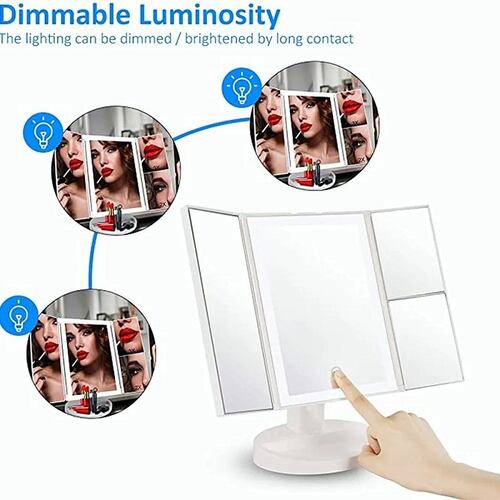 Espejos Para Maquillaje Luz Con Aumento