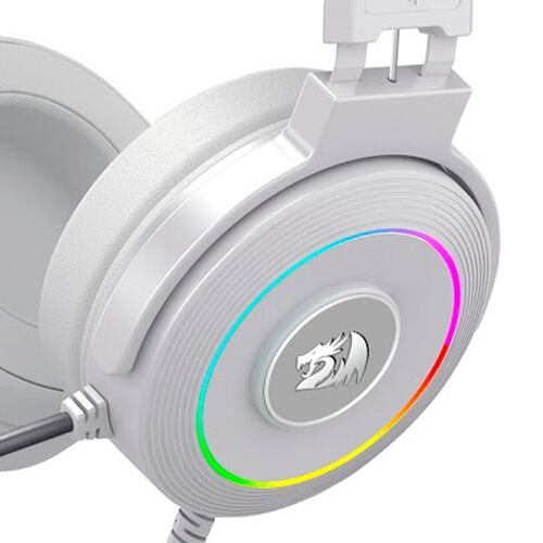 Diadema Redragon Lamia White H320W-RGB Microfono Gaming Headset USB 7.1