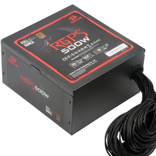 Fuente De Poder Redragon RGPS-500W 80 Plus Bronze GC-PS001