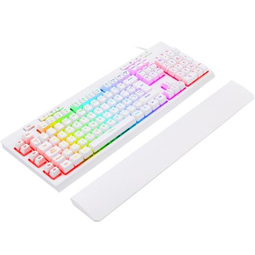 Teclado Redragon Shiva White K512W-RGB Gaming Español
