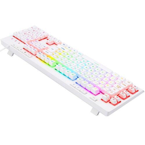 Teclado Redragon Shiva White K512W-RGB Gaming Español
