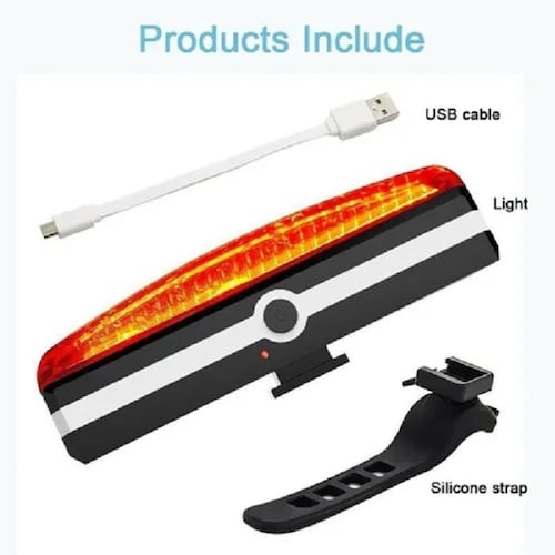 Luz Trasera Para Bicicleta, Luz De Seguridad