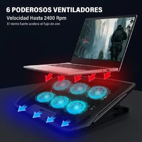 Enfriador Para Laptop Base De Refrigeración Para Pc Gamer Usb