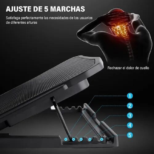 Enfriador Para Laptop Base De Refrigeración Para Pc Gamer Usb