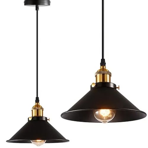 Colgante Minimalista Herraje Vintage Completo,1 Unidad