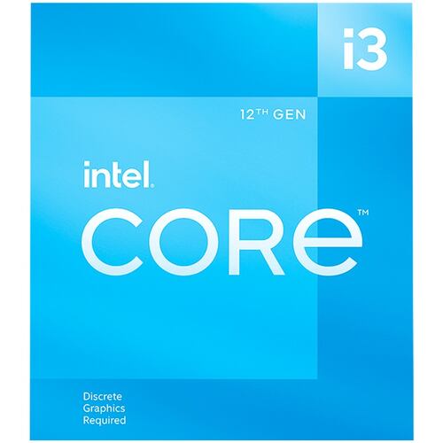 Procesador Intel Core i3 12100F 3.3GHz Quad Core 12MB Socket 1700 BX8071512100F