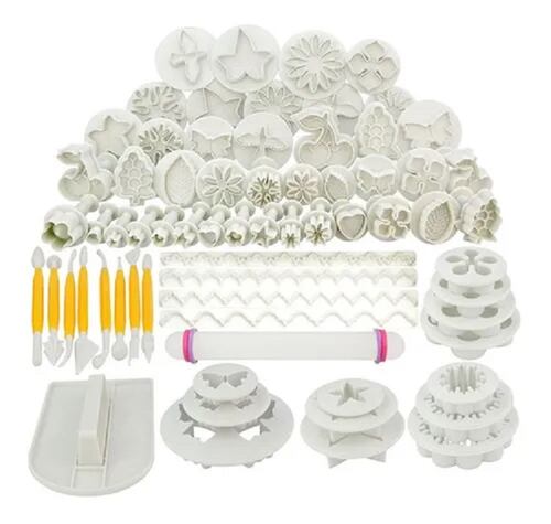 74 Piezas De Moldes De Fondant Para Repostreria