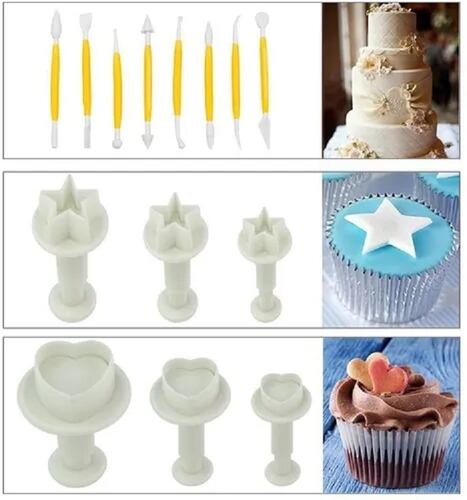 74 Piezas De Moldes De Fondant Para Repostreria