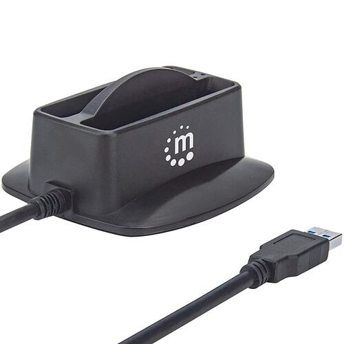 Docking Station Manhattan Base Dual Para Discos Duros Y SSD 2.5 SATA a USB 3.0 151955.