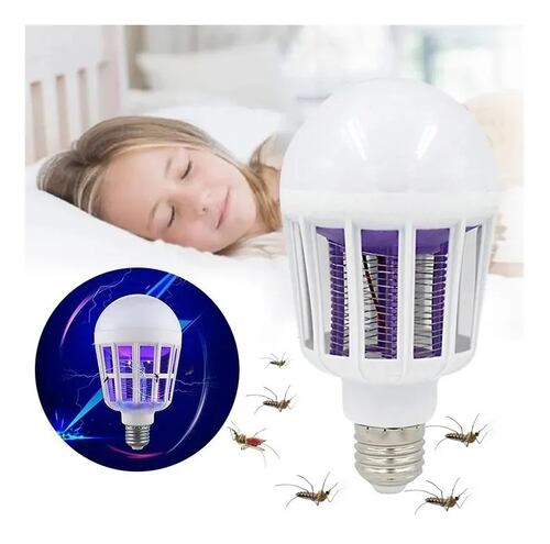 Lampara Uv Foco Mata Mosquito