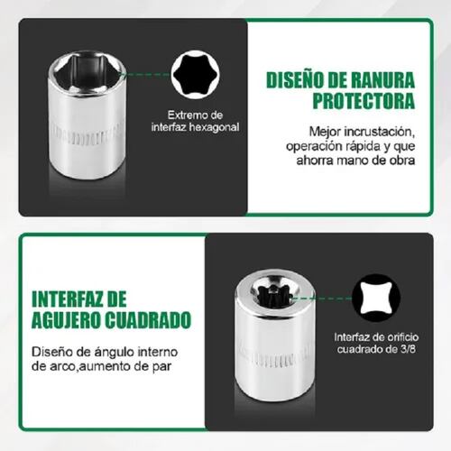 Juego De Herramientas Mecanicas Manuales 46 Pz