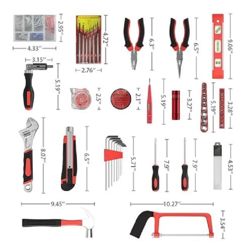 Juego Herramientas  Manuales 110 Pz Portafolio De Reparación