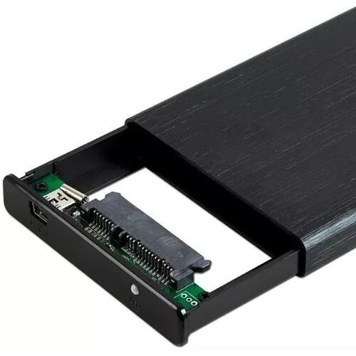 Enclosure Para Disco Duro 2.5 Vorago HDD-201-PL SATA a USB 3.0 Plata.
