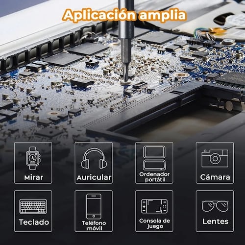 Juego De Destornilladores De Precisión Magnética 63 En 1