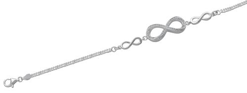 Pulsera Triple Infinito 19Cm .925 - 1344