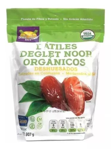 Dátiles Deshuesados Madurados Al Sol 907g Importados