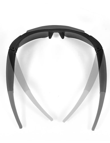 Lentes Deportivos Cámara Espia 1080p Para Video Y Fotos Negro FRALUGIO.