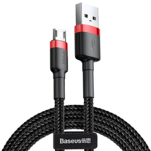 Cable Reforzado Baseus Carga Rápida Uso Rudo (micro) 2 metro.