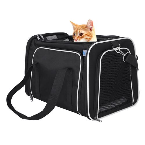 AGBOX Maleta Transportadora Expandible Para Mascota I Pet AG-1022.