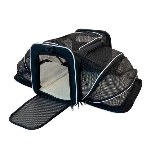 AGBOX Maleta Transportadora Expandible Para Mascota I Pet AG-1022.