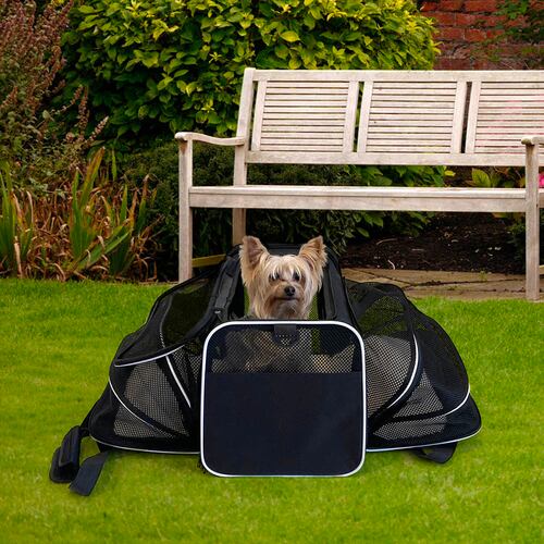 AGBOX Maleta Transportadora Expandible Para Mascota I Pet AG-1022.