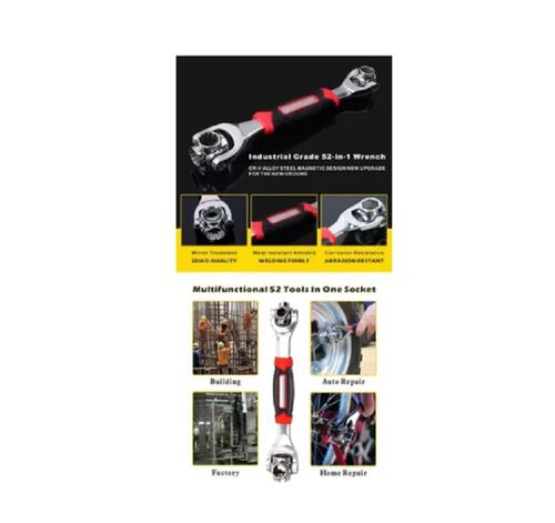 Llave 48 En 1 Con Cabezal Giratorio 360 Grados De Reparación