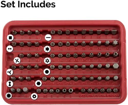 Set 100 Brocas Puntas Para Destornilladores Juego Completo