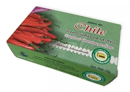 Jabón García De Chile 1 Pieza 125g Ecológico Biodegradable