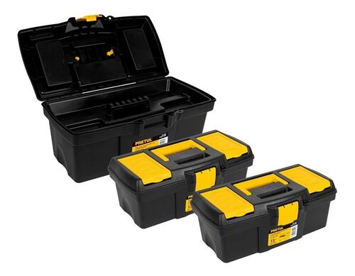 Kit 3 Cajas Para Herramientas Con Compartimentos (13' Y 16')