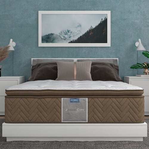 Colchón King Size Leyen Nova Restonic Ortopédico Con Colchoneta PILLOW TOP + 2 ALMOHADAS DE REGALO.