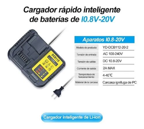 Cargador De Batería 10.8v/14.4v/20v