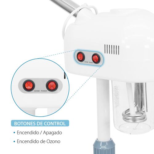 Vaporizador Facial Profesional Relajacion por Vapor de Ozono