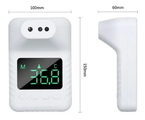 Termómetro De Pared Infrarrojo Digital Alarma Sin Contacto
