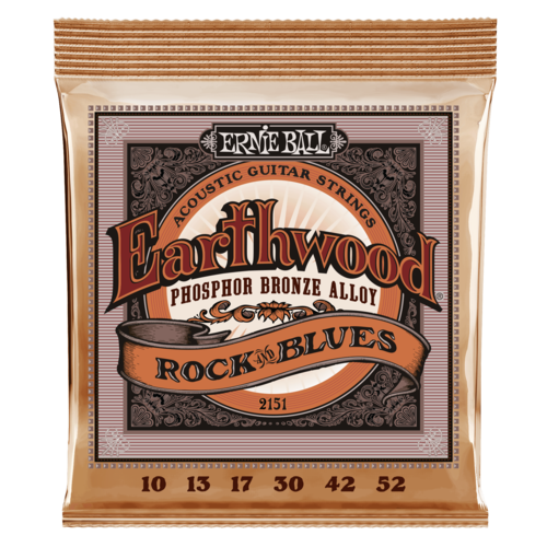 Cuerdas para Guitarra Acústica Fósforo/Bronce Calibre 10-52 Ernie Ball 2151