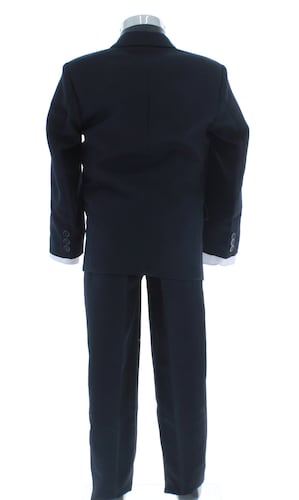Traje de Niño Tres Piezas Color Azul Marino 2 a 18 Años.