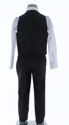 Traje de Niño Tres Piezas Color Vino 2386 2 a 18 Años.