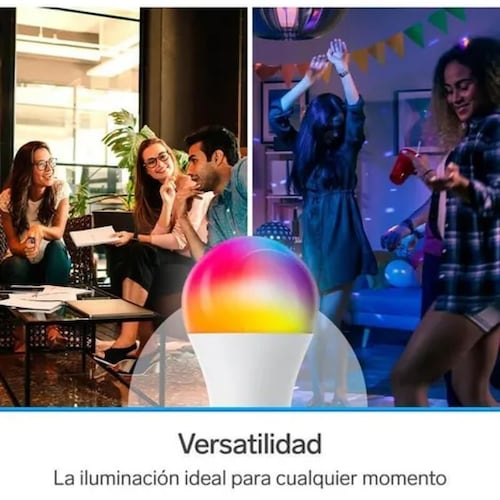 3 Focos Led Wi-fi Multicolor, De 10 W | Shome-120/3