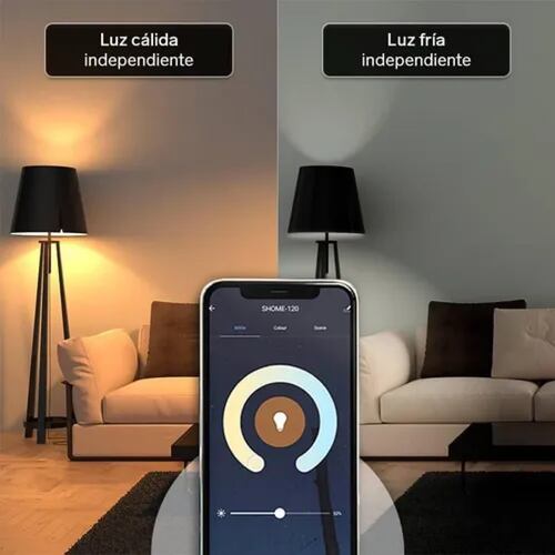3 Focos Led Wi-fi Multicolor, De 10 W | Shome-120/3
