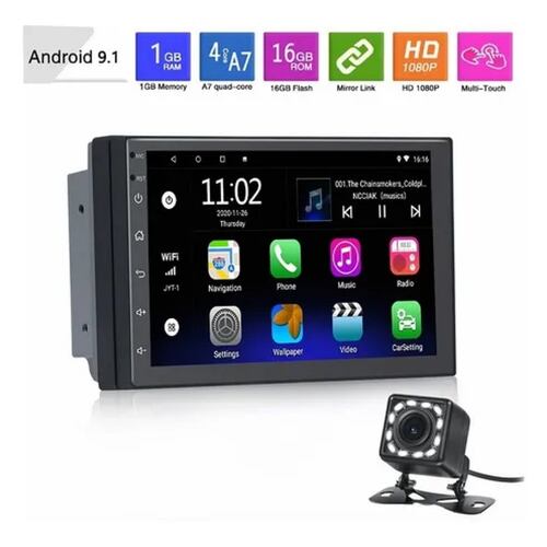 7 Pulgadas Coche Estereo Android Gps Doble Din Con Camara