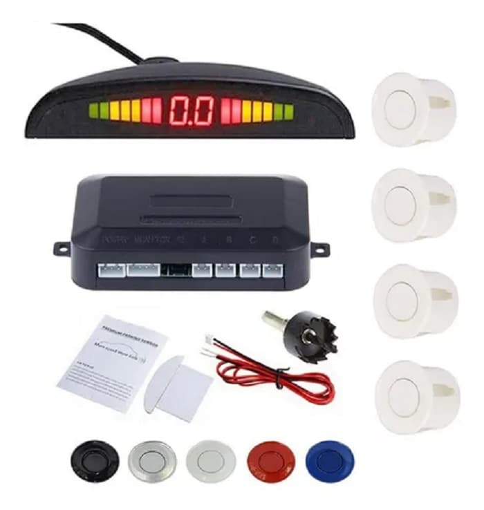 Preco Radar Sensor Kit Sistema De Radar con 4 sensores Blanco