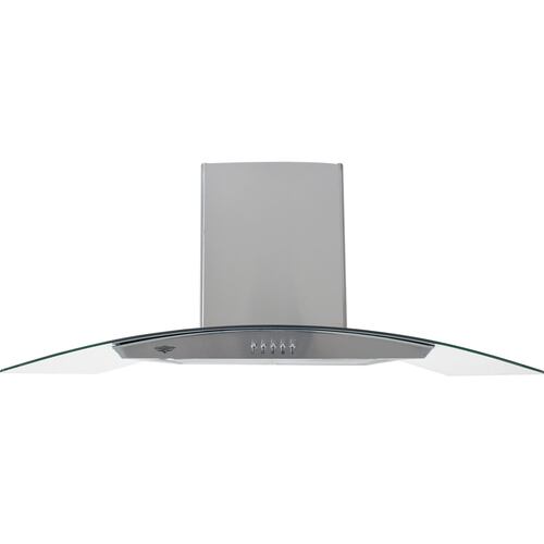 Campana Extractora  Cristal Templado 90 cm Acero Inoxidable Cocina Pared Gutstark