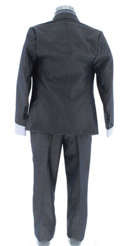Traje de Vestir Niño Tres Piezas Color Gris 2915 4 a 18 Años.