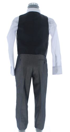 Traje de Vestir Niño Tres Piezas Color Gris 2915 4 a 18 Años.