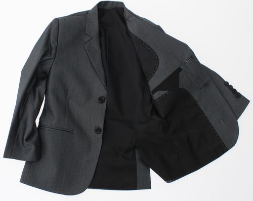 Traje de Vestir Niño Tres Piezas Color Gris 2915 4 a 18 Años.