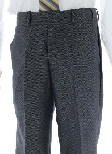 Traje de Vestir Niño Tres Piezas Color Gris Oscuro 2921 12 a 16 Años.