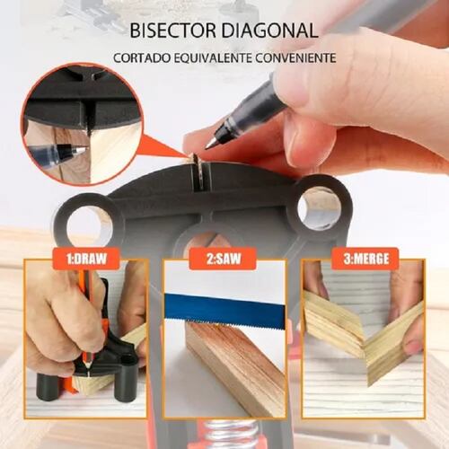 Abrazadera De Ángulo Recto 90/60/120 Grados Para Carpintería