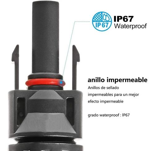 20 Pares Conector Mc4 Conexiones Panel Solar