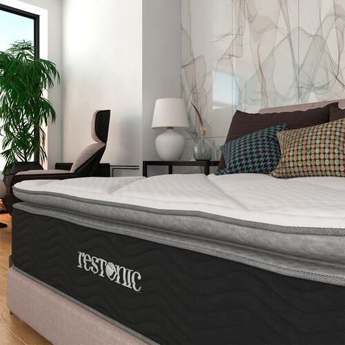 Colchón Individual Restonic Luxury Random Ortopédico + 2 Almohadas + REGALO SORPRESA.