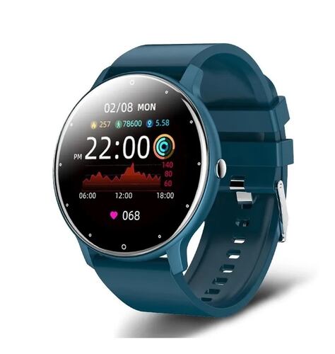 Reloj Inteligente  Deportivo Impermeable Para Hombre Azul